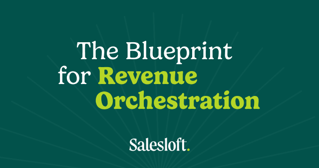 The Blueprint
for Revenue
Orchestration on green background