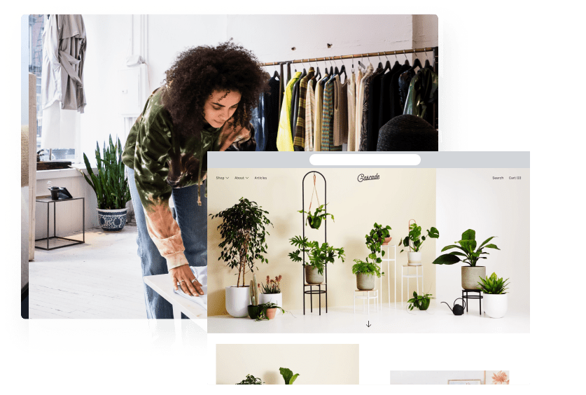 shopify website graphic
