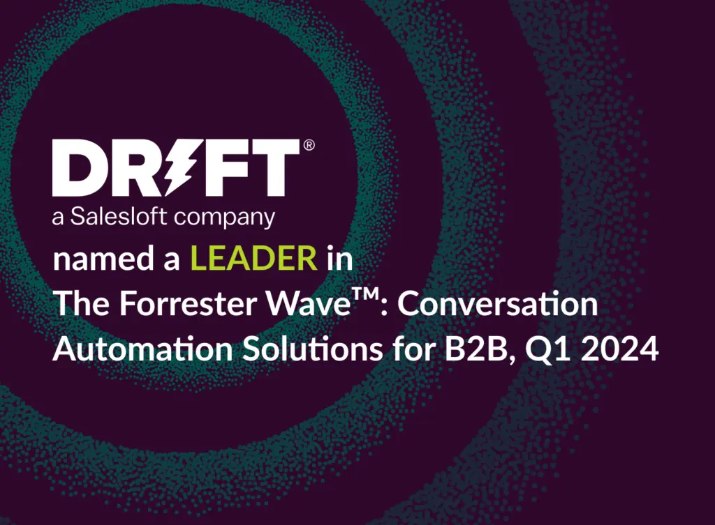 Forrester Wave Drift is a Leader