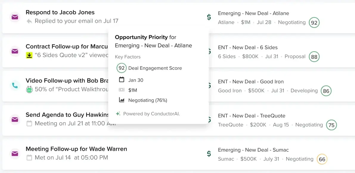 Cadence dashboard