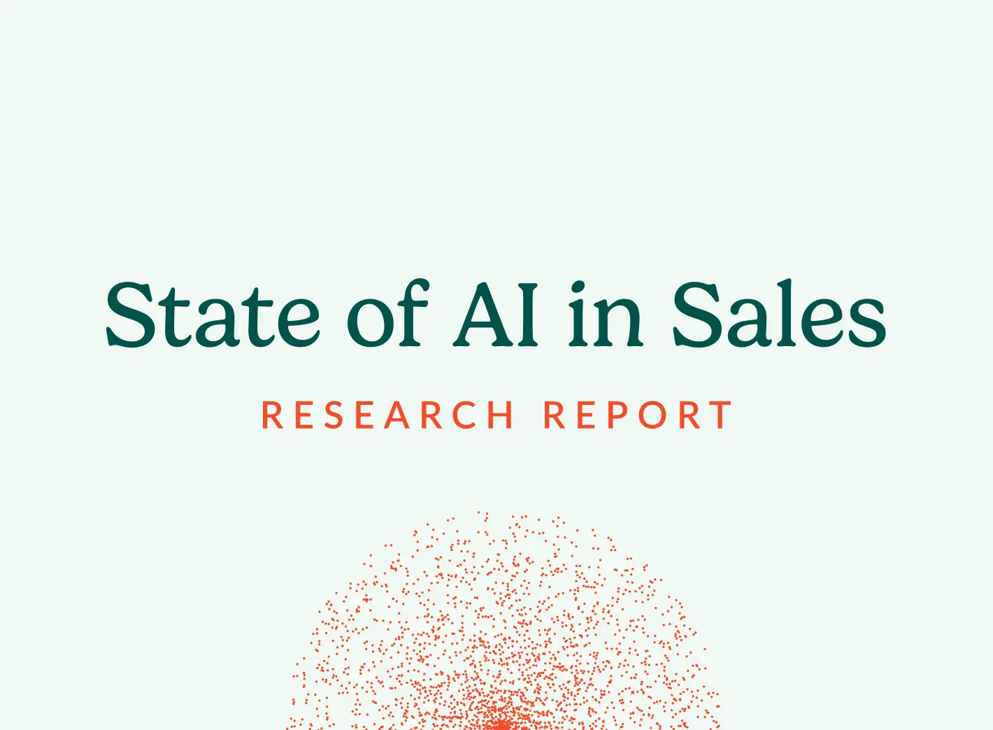 "State of AI in Sales"